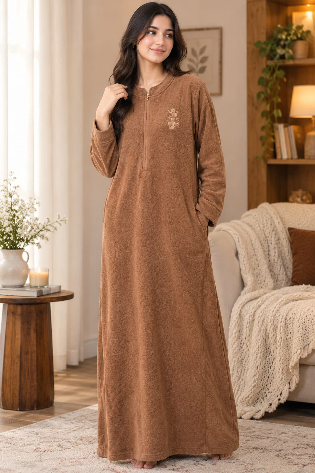 Noctelle Luxe — Polar Elegance Nighty