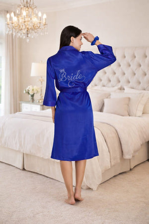 Satin Bride Robe with Swaroski