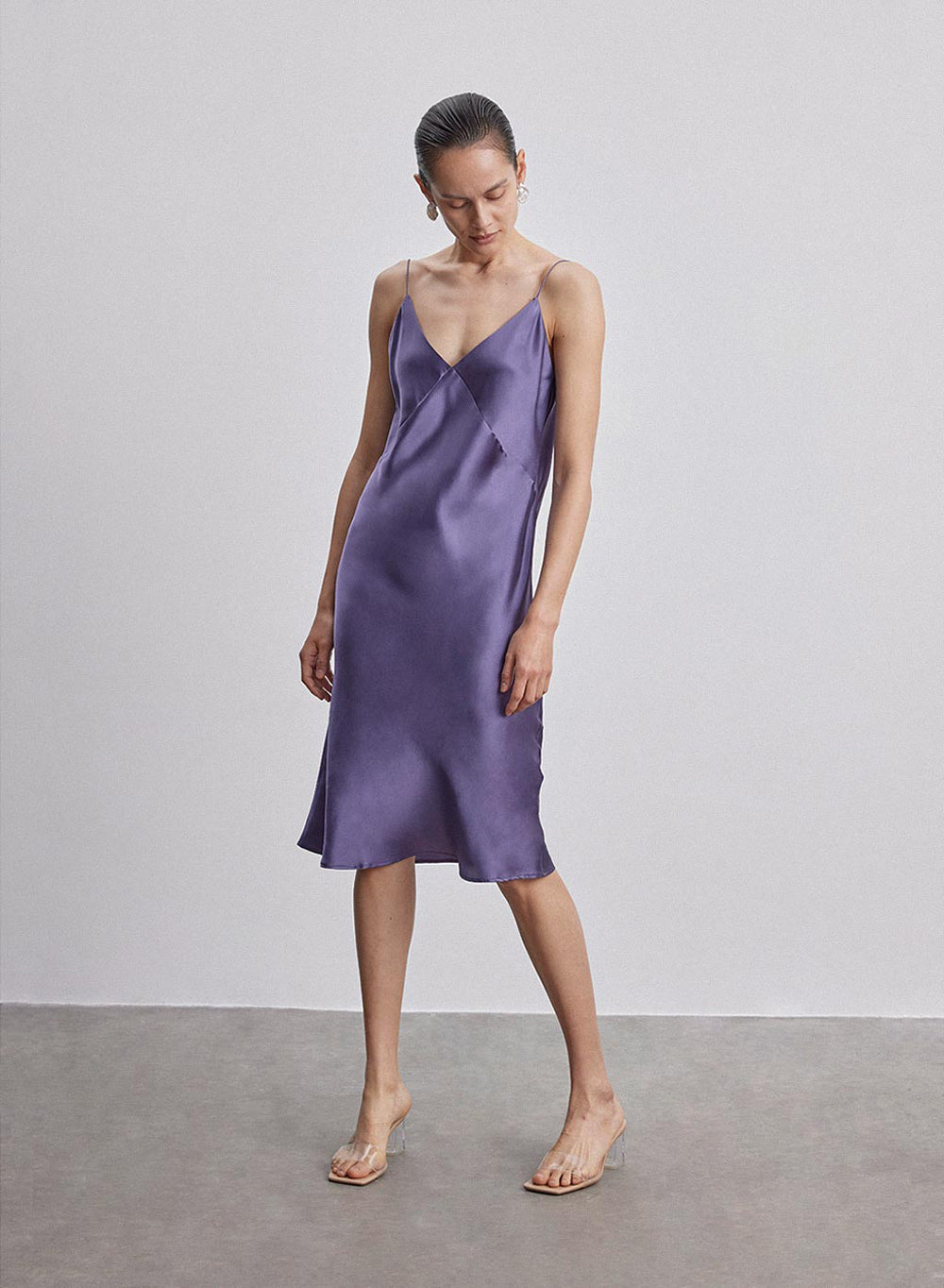 Pure silk nightdress clearance