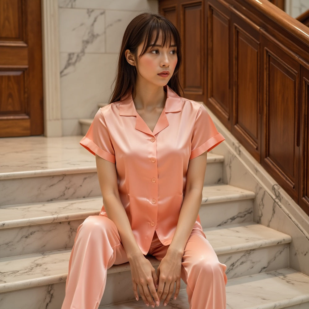 Satin Serenity Night suit - Private Lives