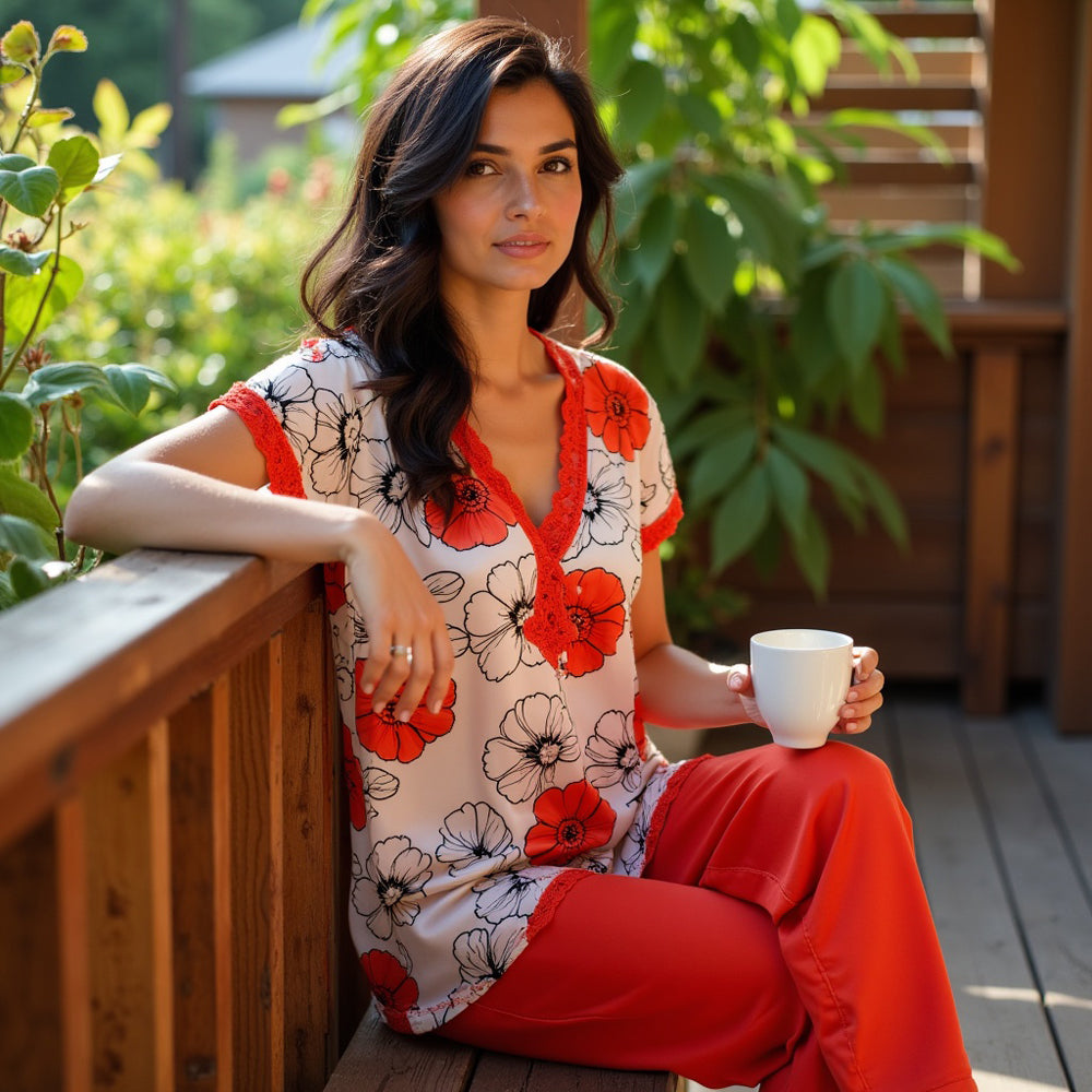 Satin Bliss Lounge set