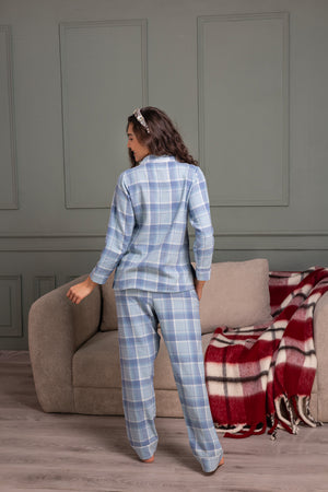 Winter check Flannel pj set