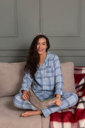 Winter check Flannel pj set