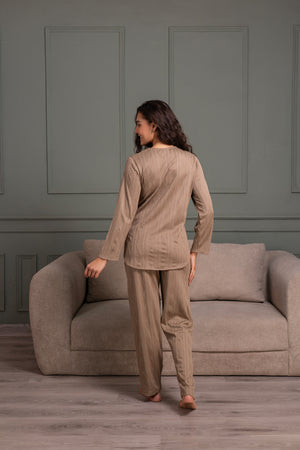 Winter co-ord set in 3D fabric