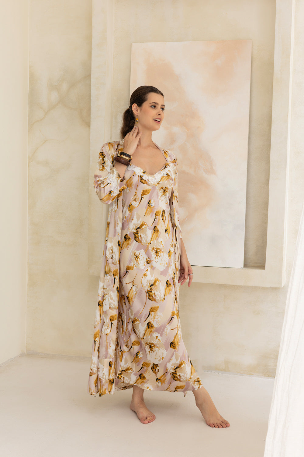 Rosewood Garden Nightgown set