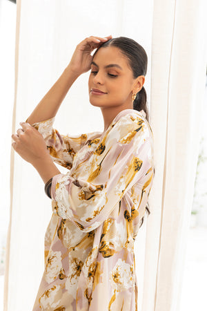Rosewood Garden Short Nightgown set