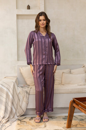 Wildberry Stripe Classic Pj set