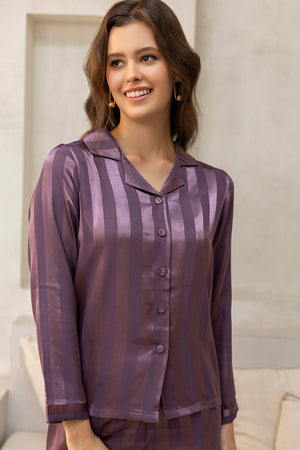 Wildberry Stripe Classic Pj set
