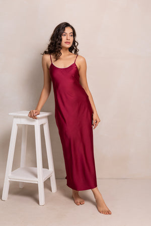 Nightgown set with pearls