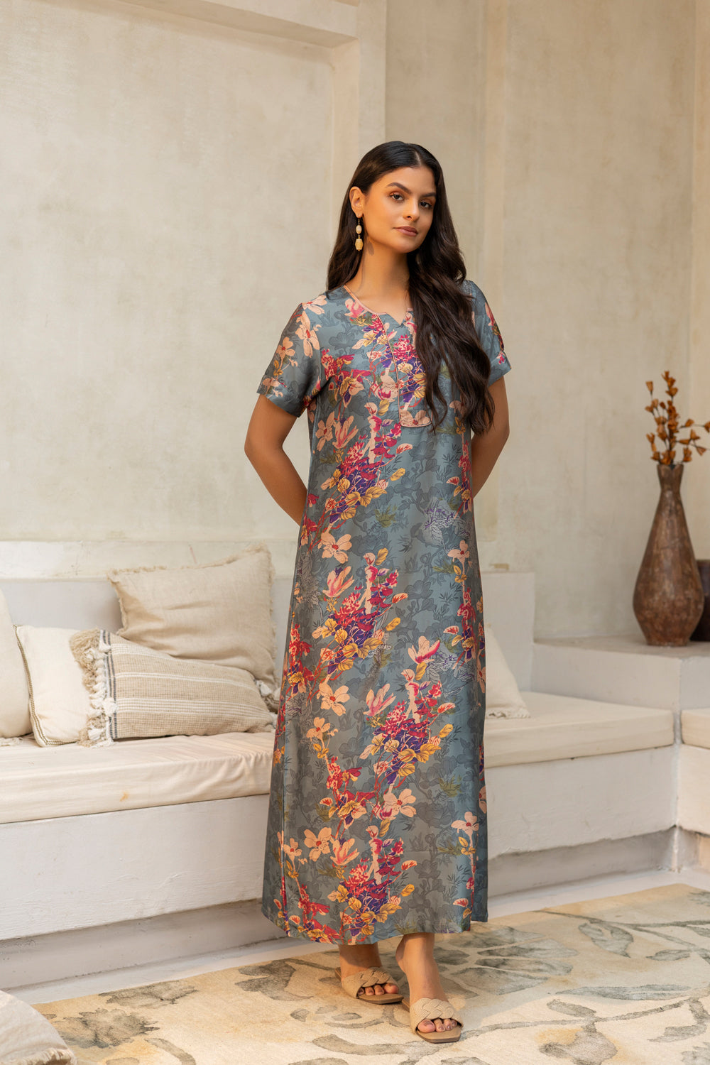 Forest Luxe floral Nighty