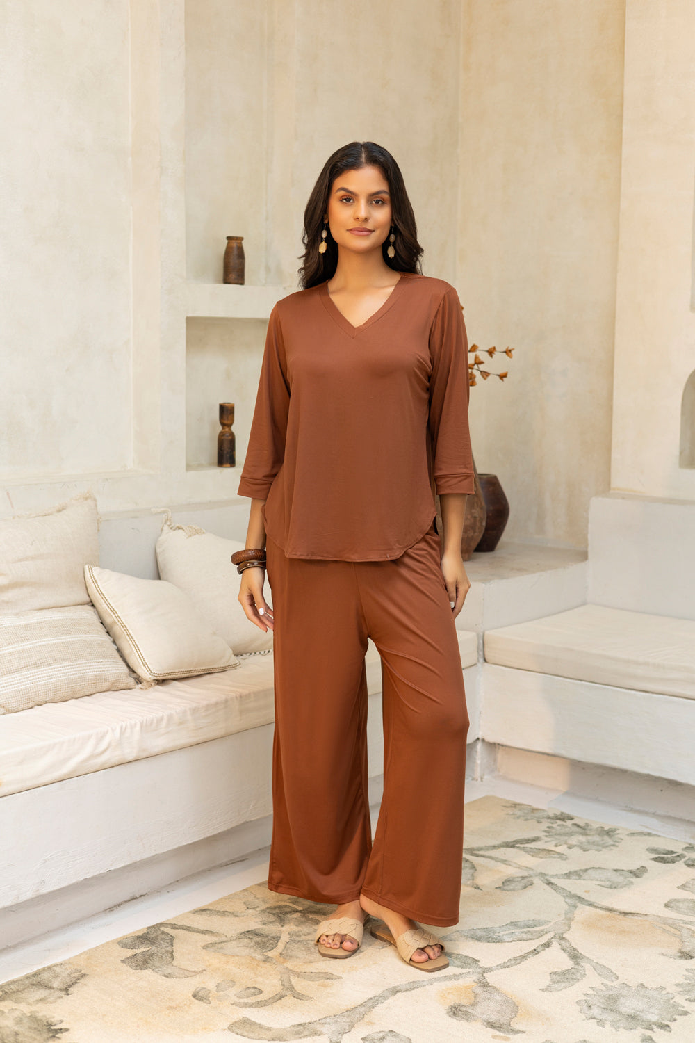 Caramel Modale Lounger