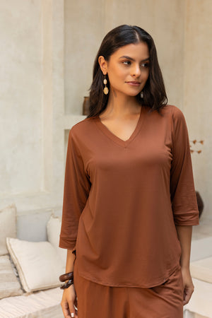 Caramel Modale Lounger