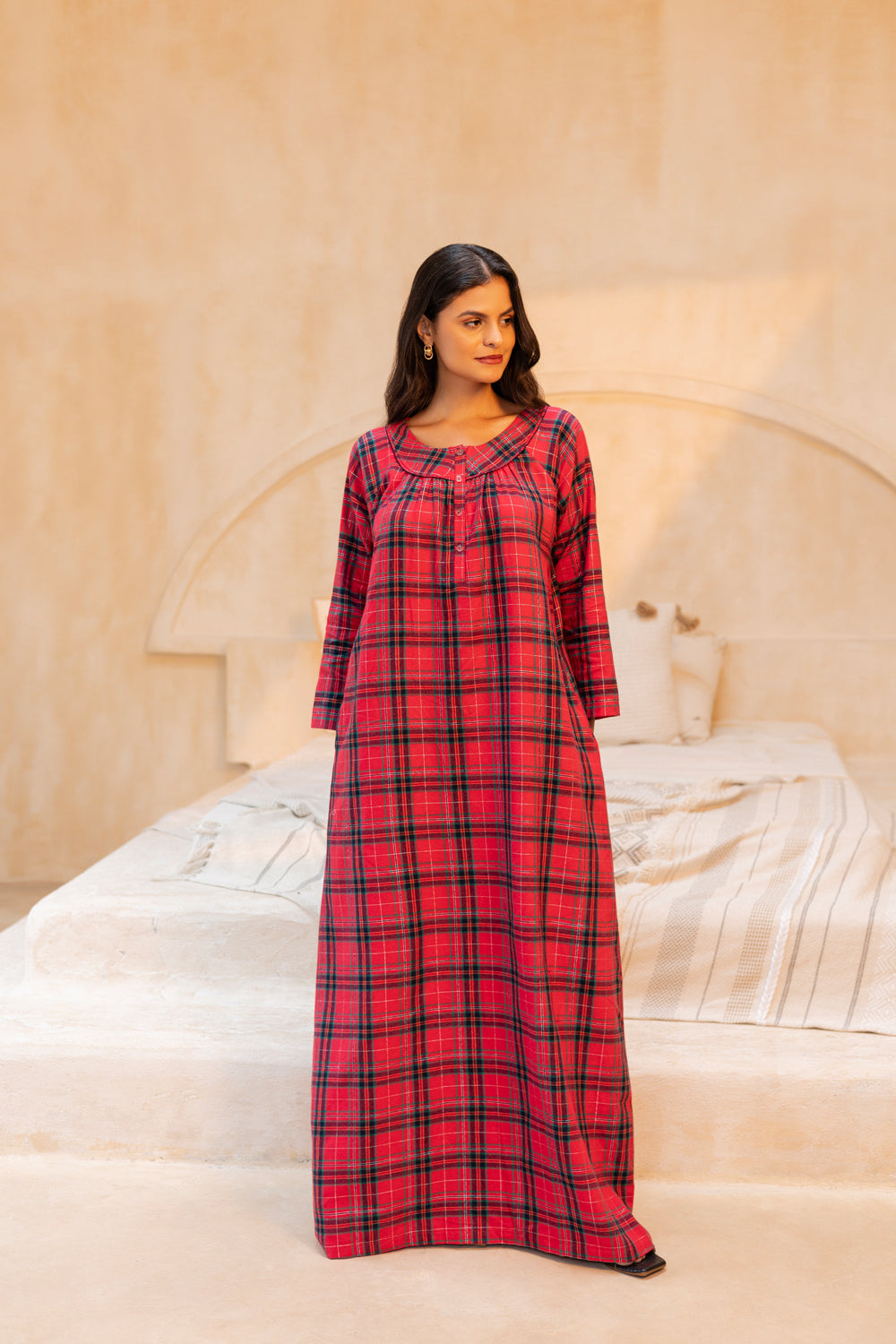 Holiday Cozy Flannel Nightdress