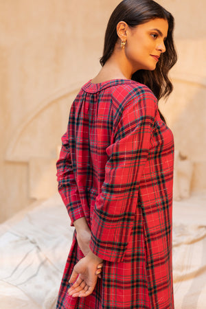 Holiday Cozy Flannel Nightdress