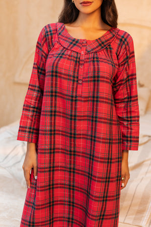 Holiday Cozy Flannel Nightdress