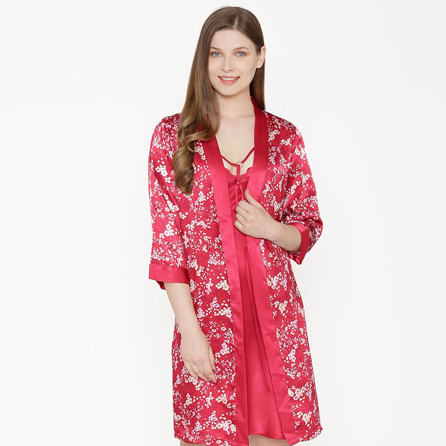 Short Nighty & Robe Nightgown set Private Lives