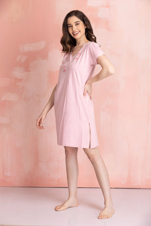 Pure cotton short nightie
