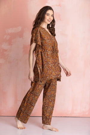 Pure cotton Kaftan Nightsuit