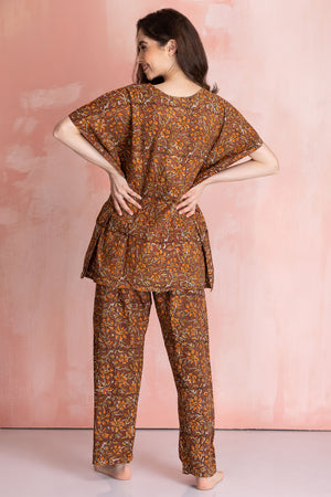 Pure cotton Kaftan Nightsuit