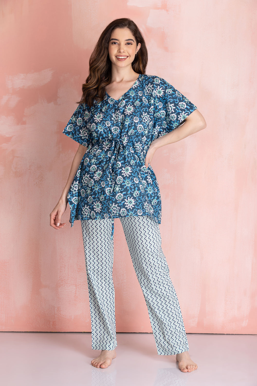 Pure cotton Kaftan Night suit