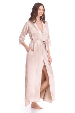 Plain Satin Nightgown set