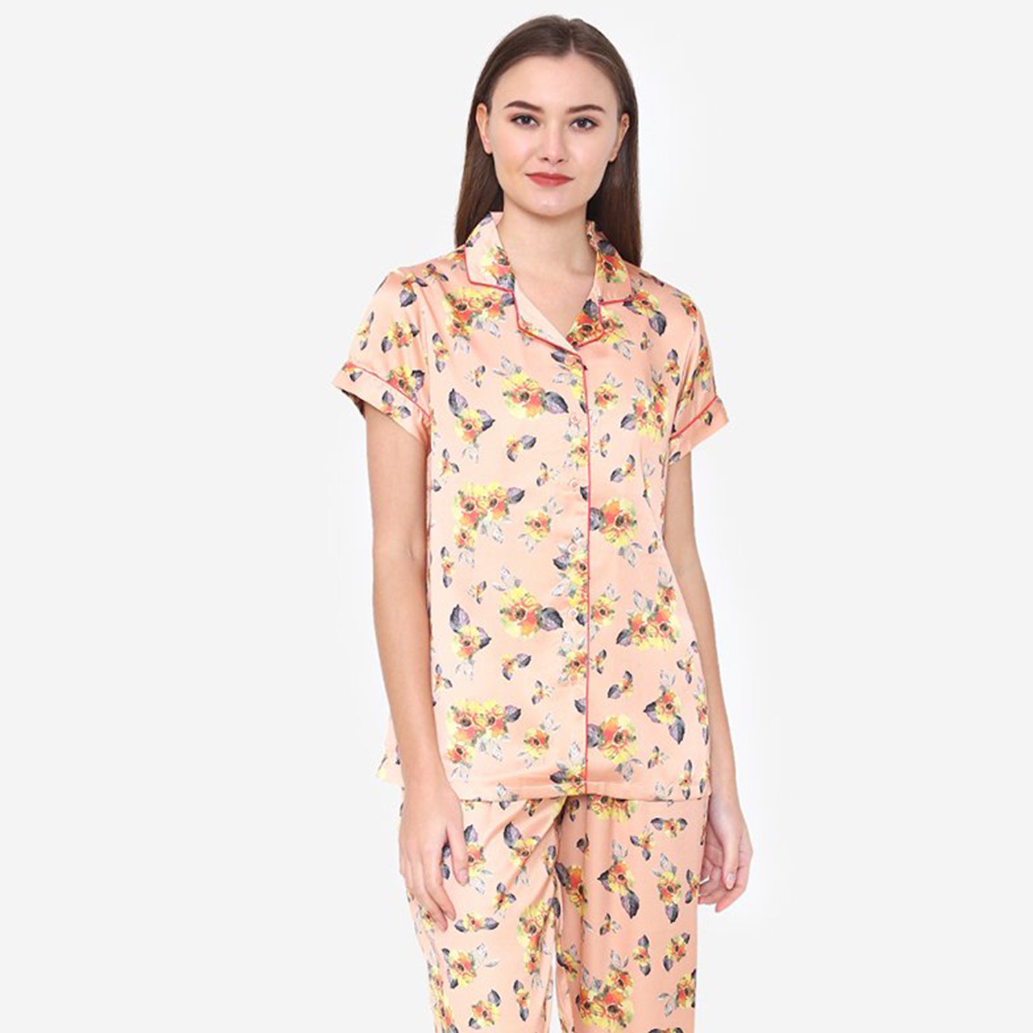 Floral Print Satin Night suit Private Lives