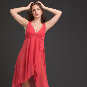 Classic Hollywood Chiffon And Lace Nighty Private Lives