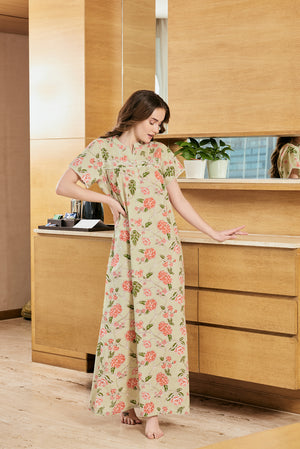 Pure cotton Floral print nighty Private Lives