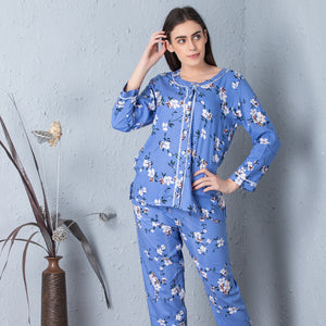 Classic Rayon Button Down Night suit Private Lives