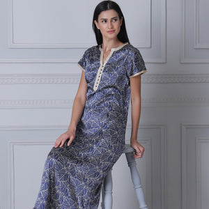 Abstract print satin Nighty Private Lives