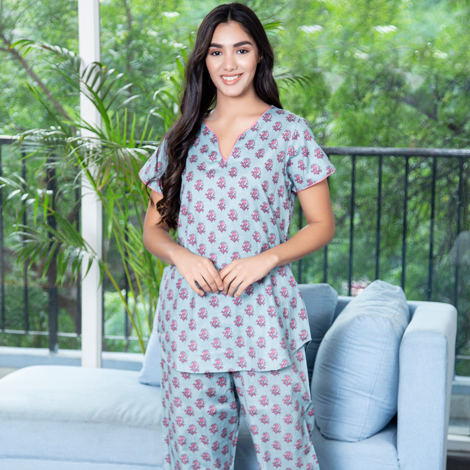 Cotton night suit designs sales