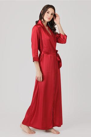 Bridal Satin Nighty & Robe Nightgown set Private Lives
