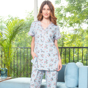 Printed cotton Nightsuit Private Lives