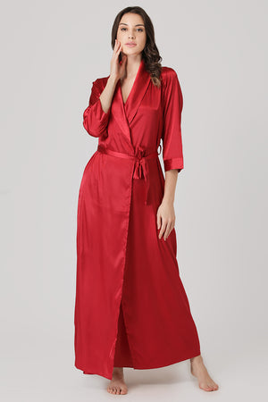 Bridal Satin Nighty & Robe Nightgown set Private Lives