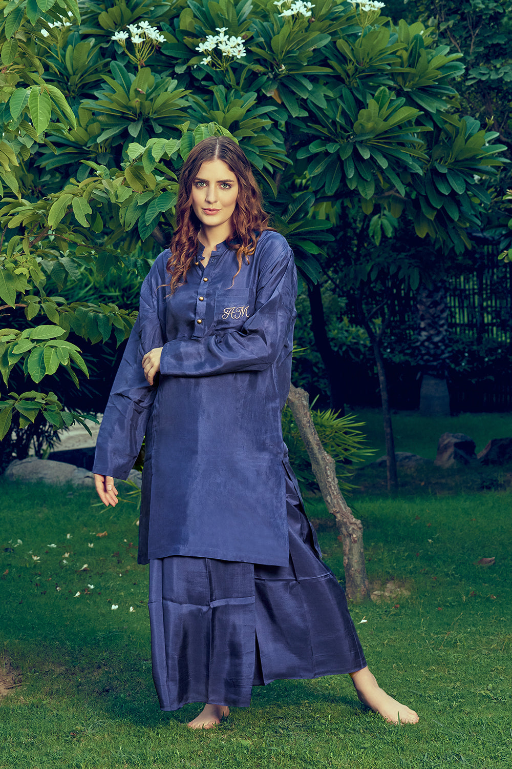 Classic Indian Lungi Kurta with Personalised Initials