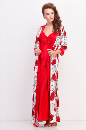 Long Nighty & Robe Nightgown set Private Lives