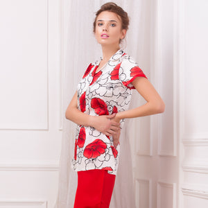 Floral Print Satin Night suit Private Lives