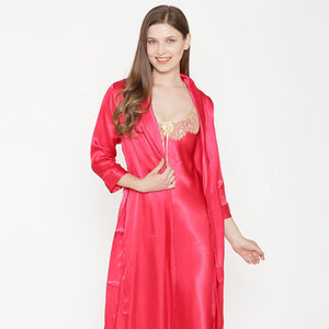 Night gown set with intricate Lace Private Lives
