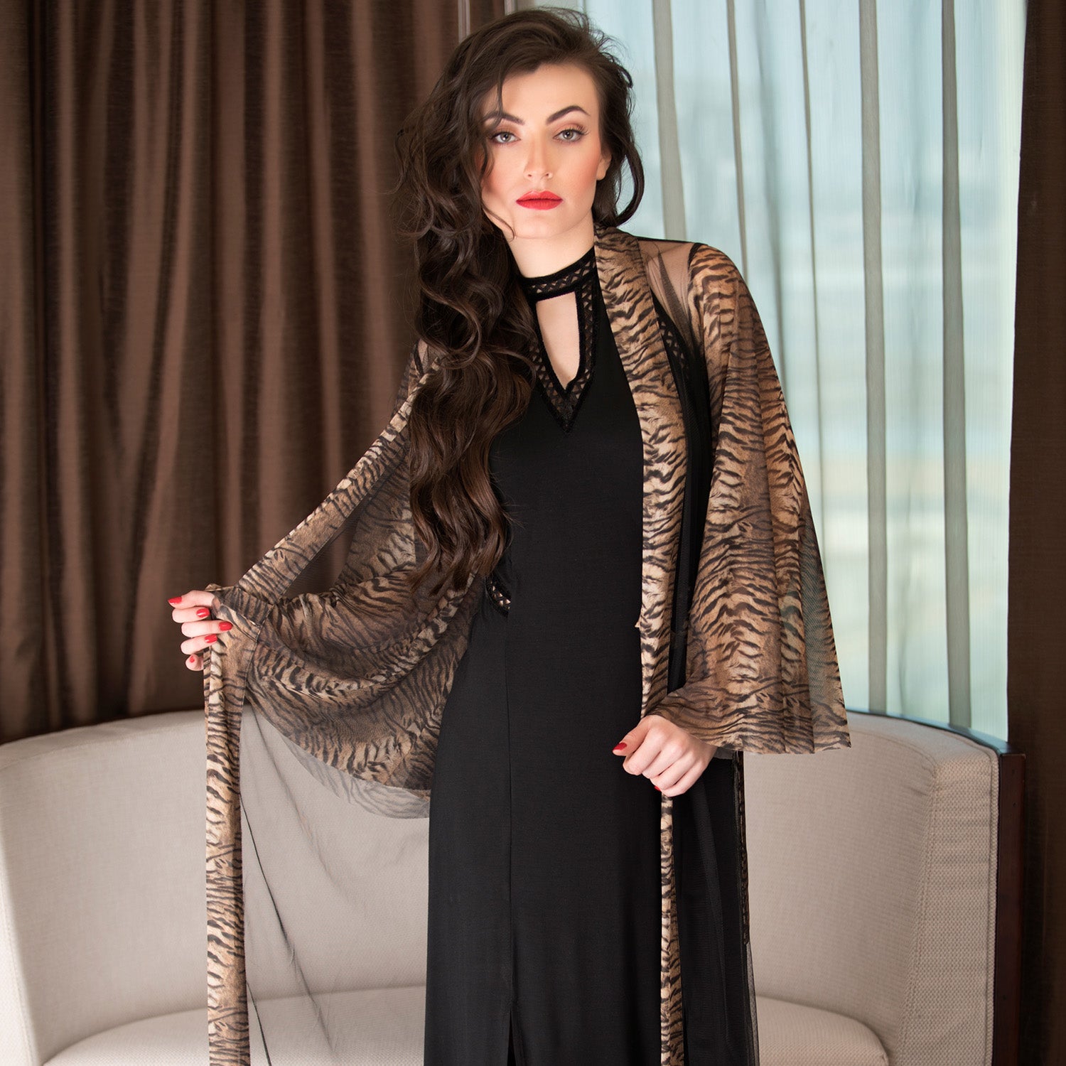 Black Designer Nightwear Set Private Lives