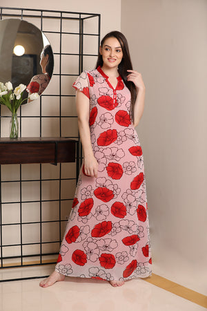 Double xl nighty cotton deals