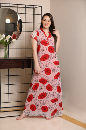 Floral print Double chiffon Nighty Private Lives