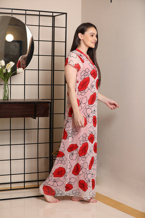 Floral print Double chiffon Nighty Private Lives
