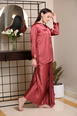 Classic Indian Lungi Kurta in Rose Private Lives