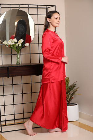 Classic Indian Lungi Kurta in Plain Satin Private Lives