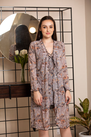 Digital print Nightgown set Private Lives