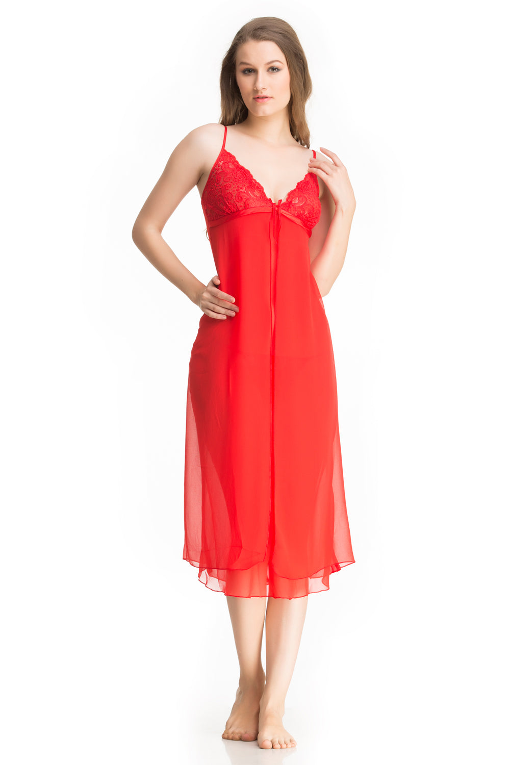 Strap Nighty in chiffon Private Lives