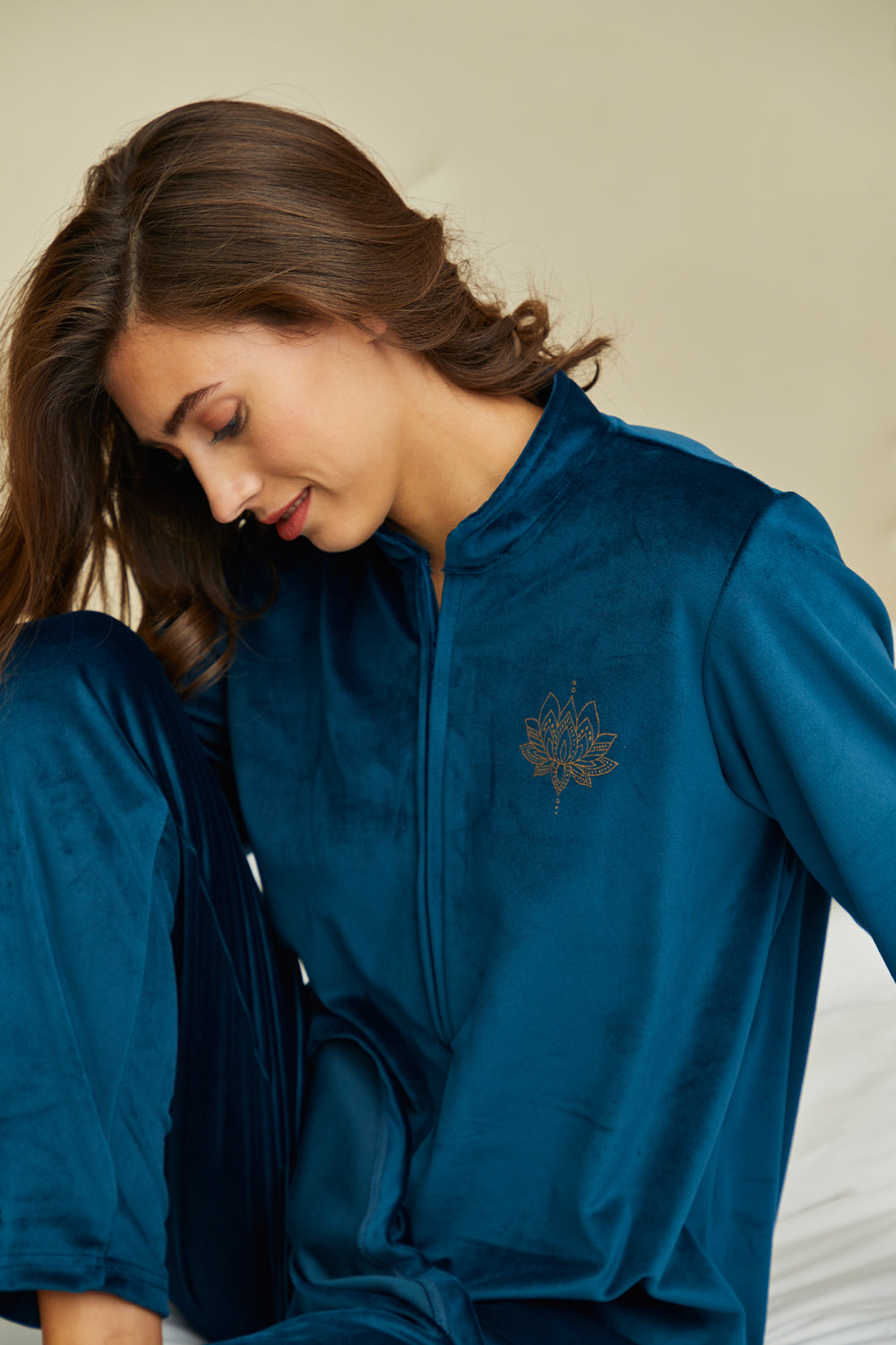 Supersoft Velvet Night suit Private Lives