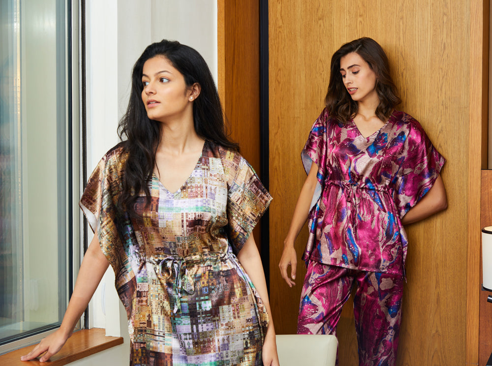 Explore Stylish Kaftan Nightsuits For Women Private Lives
