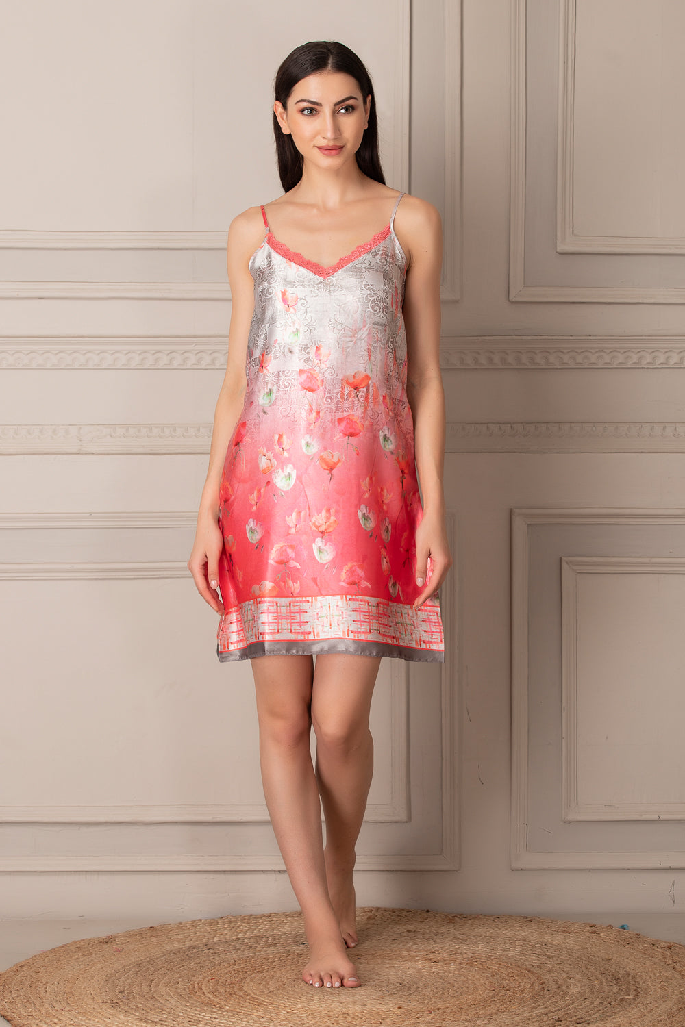 Digital print short Nightgown set Private Lives