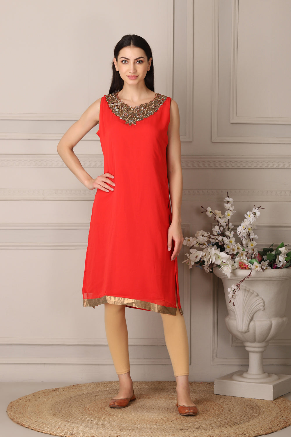 Red Kurtis Designs  Latest Red Color Kurta for Women  Her Kurti Shop